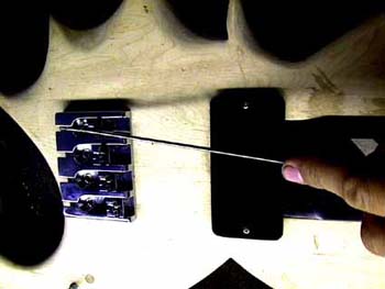 a105_putting_strings_up_to_finish_the_monsterbass